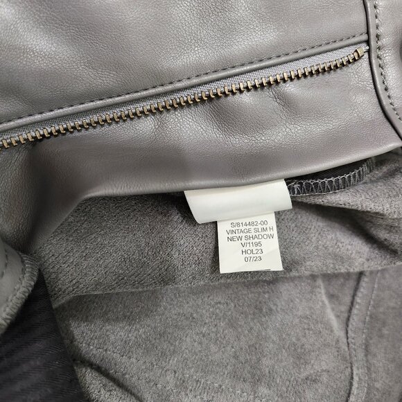 Grey Faux Leather Pants For Ladies - Picture 11 of 11